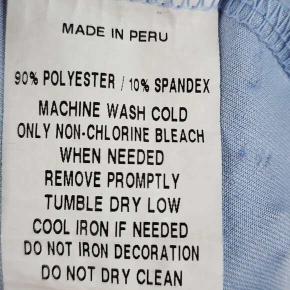 Greyson Shirt Mens XL Blue Geometric Wolf Graphic All Over Print Polo Chest Logo - Picture 10 of 10